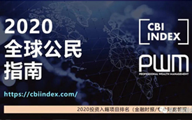 《2020投資入籍項目排名》出爐，多米尼克四度蟬聯NO.1