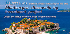 Citizenship by investment from 350,000 euros